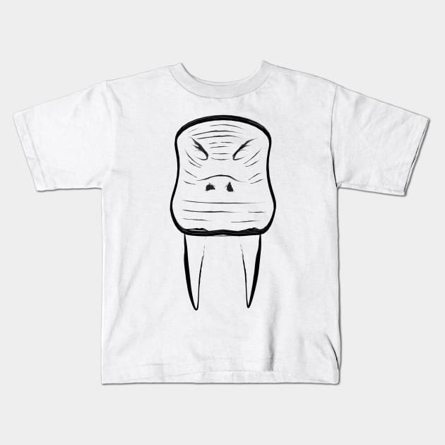 Walrus Kids T-Shirt by the51cents